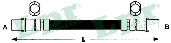 6T48104  LPR - Гальмівний шланг1