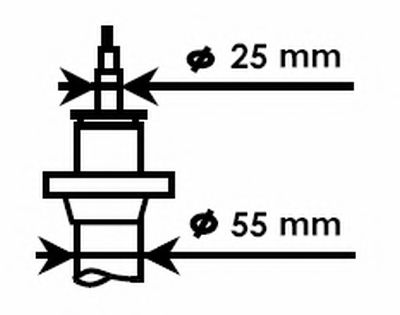 325700 KYB - Стійка амортизатора, _Ultra SR_ (Twin Tube Gas)1
