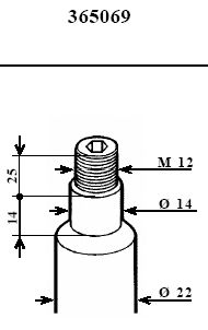 365069 KYB - Картридж стійки амортизатора, _Excel-G_ (Twin Tube Gas)1