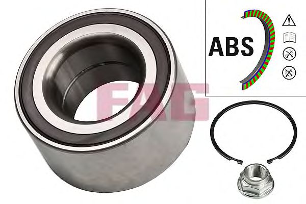 713 6189 10  FAG - Комплект підшипника ступиці1