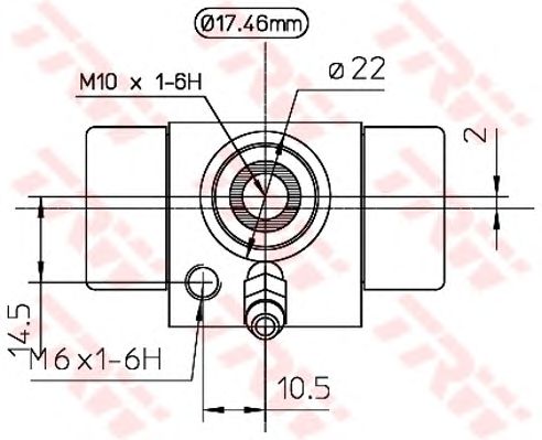 BWC107A  TRW - Циліндр гальмівний робочий1