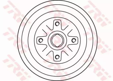 DB4272  TRW - Гальмівний барабан1