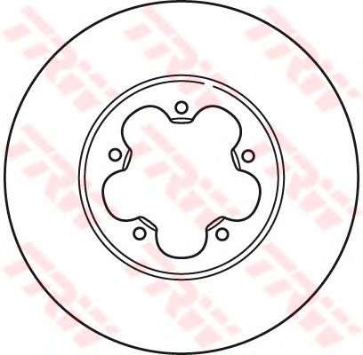 DF2389S  TRW - Гальмівний диск1