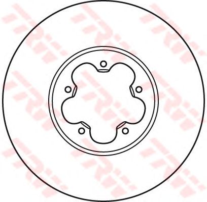 DF2390S  TRW - Гальмівний диск1