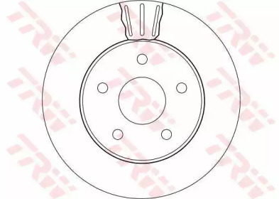 DF4170  TRW - Гальмівний диск1
