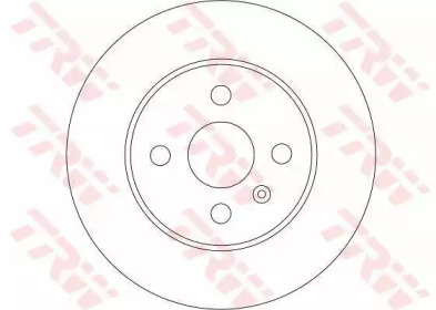 DF4344  TRW - Гальмівний диск1