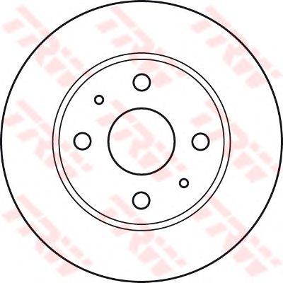 DF4887  TRW - Гальмівний диск1