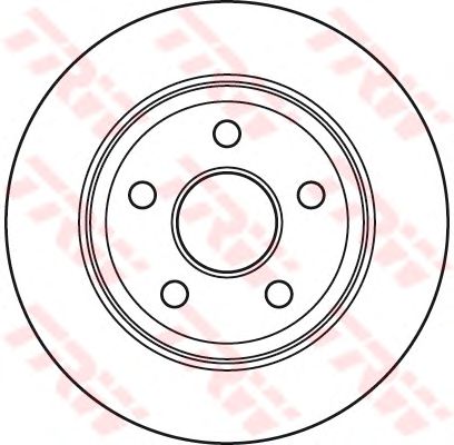 DF4914S  TRW - Гальмівний диск0