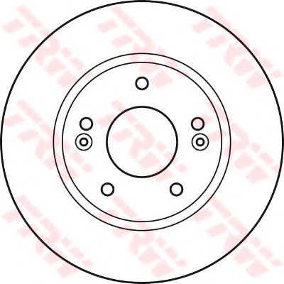 DF4922  TRW - Гальмівний диск1