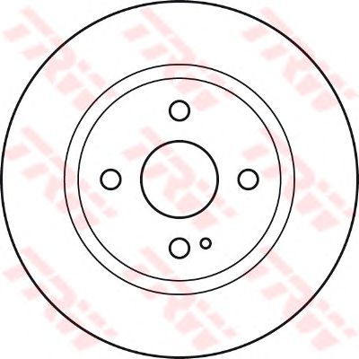 DF4966  TRW - Гальмівний диск1