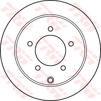 DF4973  TRW - Гальмівний диск1