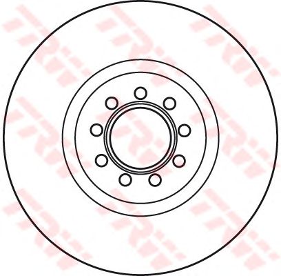 DF4984S  TRW - Гальмівний диск1