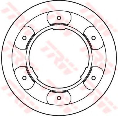 DF4993S  TRW - Гальмівний диск1