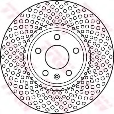 DF6015S  TRW - Гальмівний диск1