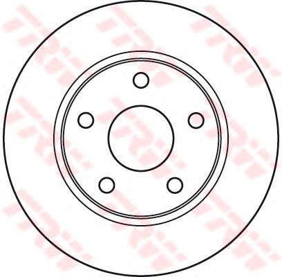 DF6037  TRW - Гальмівний диск1
