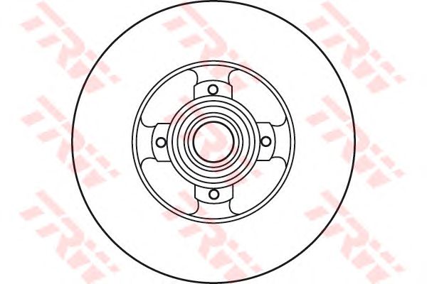 DF6128BS  TRW - Гальмівний диск1