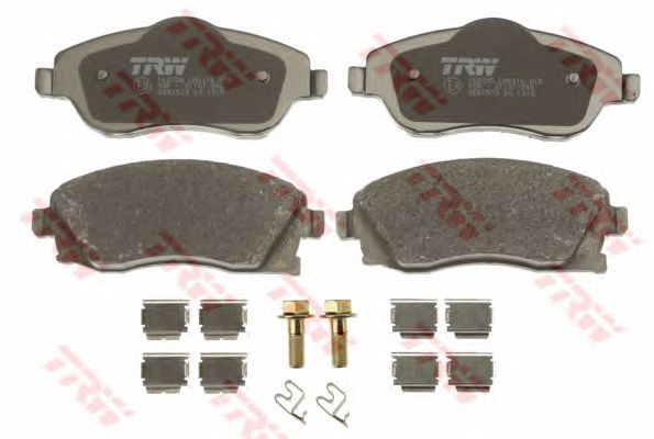 GDB1570  TRW - Гальмівні колодки до дисків0