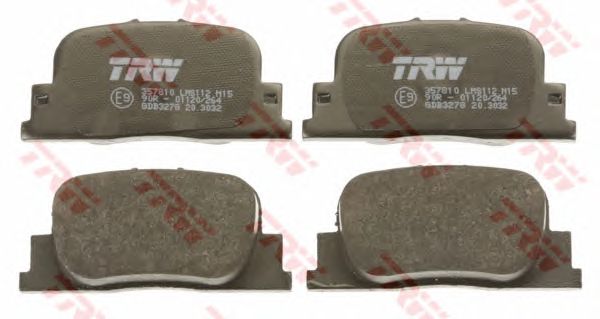 GDB3278  TRW - Гальмівні колодки до дисків1