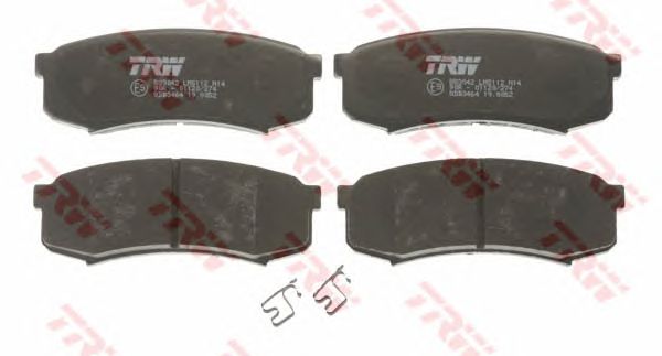 GDB3464  TRW - Гальмівні колодки до дисків1