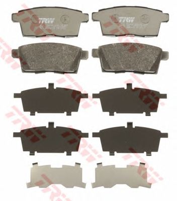 GDB3472  TRW - Гальмівні колодки до дисків1