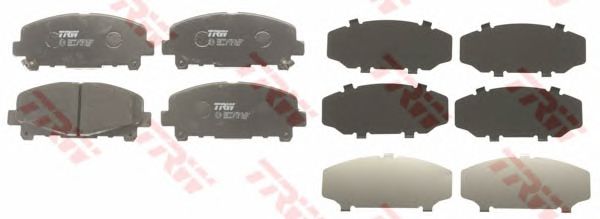 GDB3477  TRW - Гальмівні колодки до дисків1