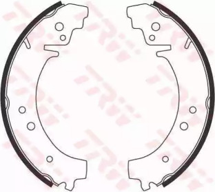 GS8222  TRW - Гальмівні колодки до барабанів1