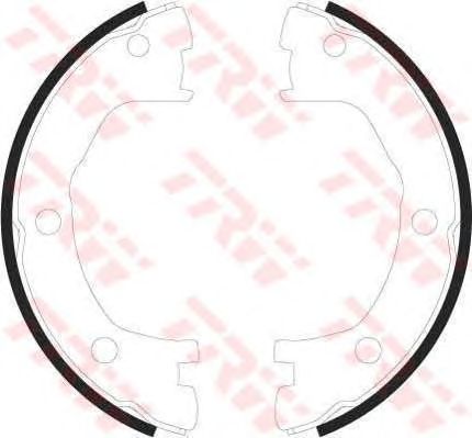 GS8440  TRW - Гальмівні колодки до барабанів1