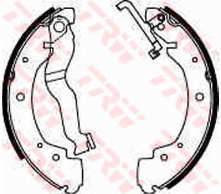 GS8530  TRW - Гальмівні колодки до барабанів0