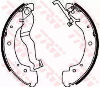 GS8530  TRW - Гальмівні колодки до барабанів1