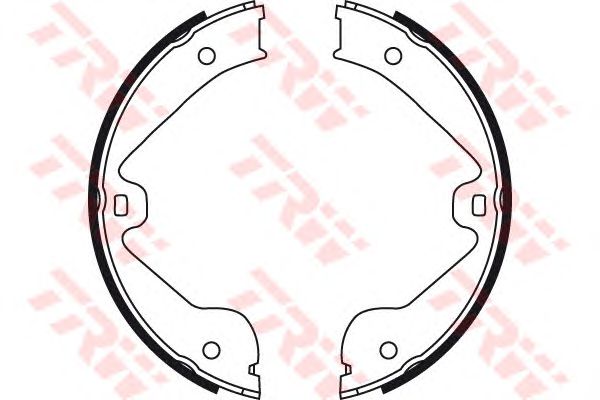 GS8718  TRW - Гальмівні колодки до барабанів0