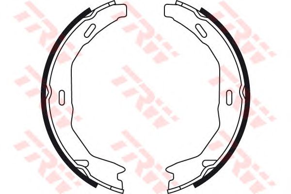 GS8745  TRW - Гальмівні колодки до барабанів1