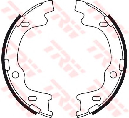 GS8757  TRW - Гальмівні колодки до барабанів1