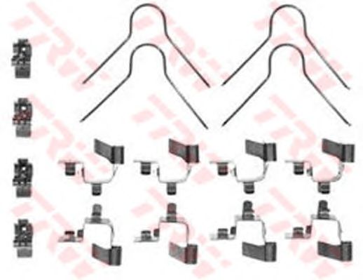 PFK291  TRW - Комплект для монтажу дискових гальмівних колодок1