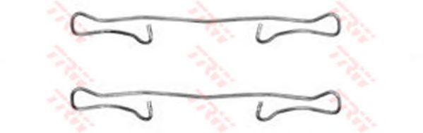 PFK302  TRW - Комплект для монтажу дискових гальмівних колодок1