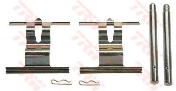 PFK505 TRW - Комплект для монтажу дискових гальмівних колодок1