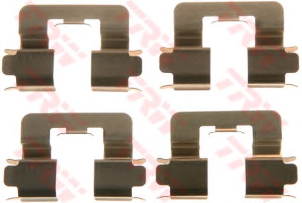 PFK581  TRW - Комплект для монтажу дискових гальмівних колодок1