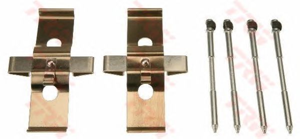 PFK633  TRW - Комплект для монтажу дискових гальмівних колодок1