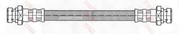 PHA362  TRW - Гальмівний шланг0