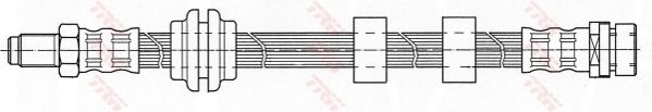PHB432  TRW - Гальмівний шланг1