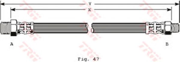 PHC235  TRW - Гальмівний шланг1