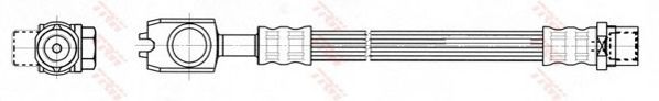 PHD557  TRW - Гальмівний шланг1