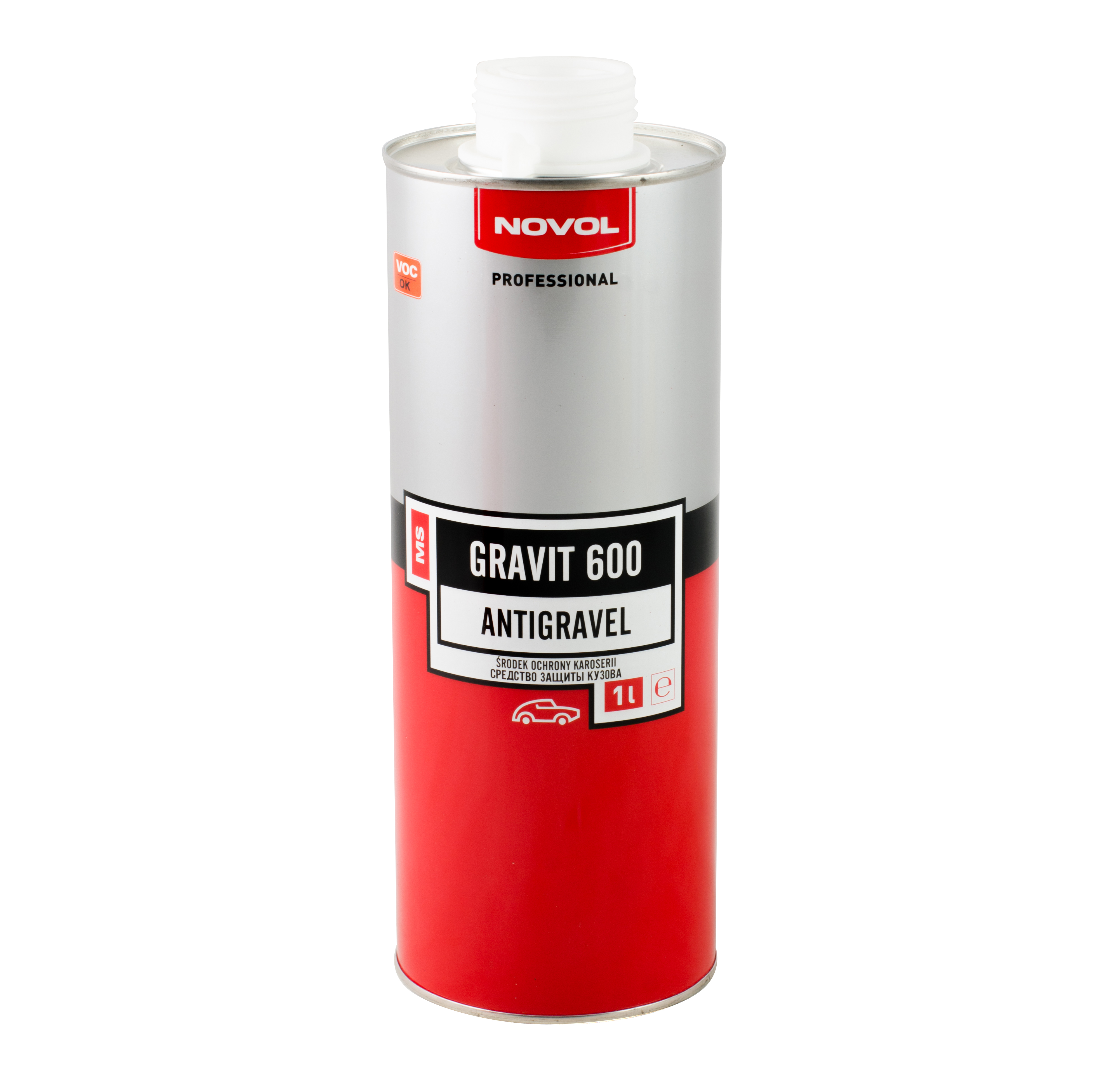 GRAVIT 600 Антикорозійне покриття MS - біле 1,0л x123