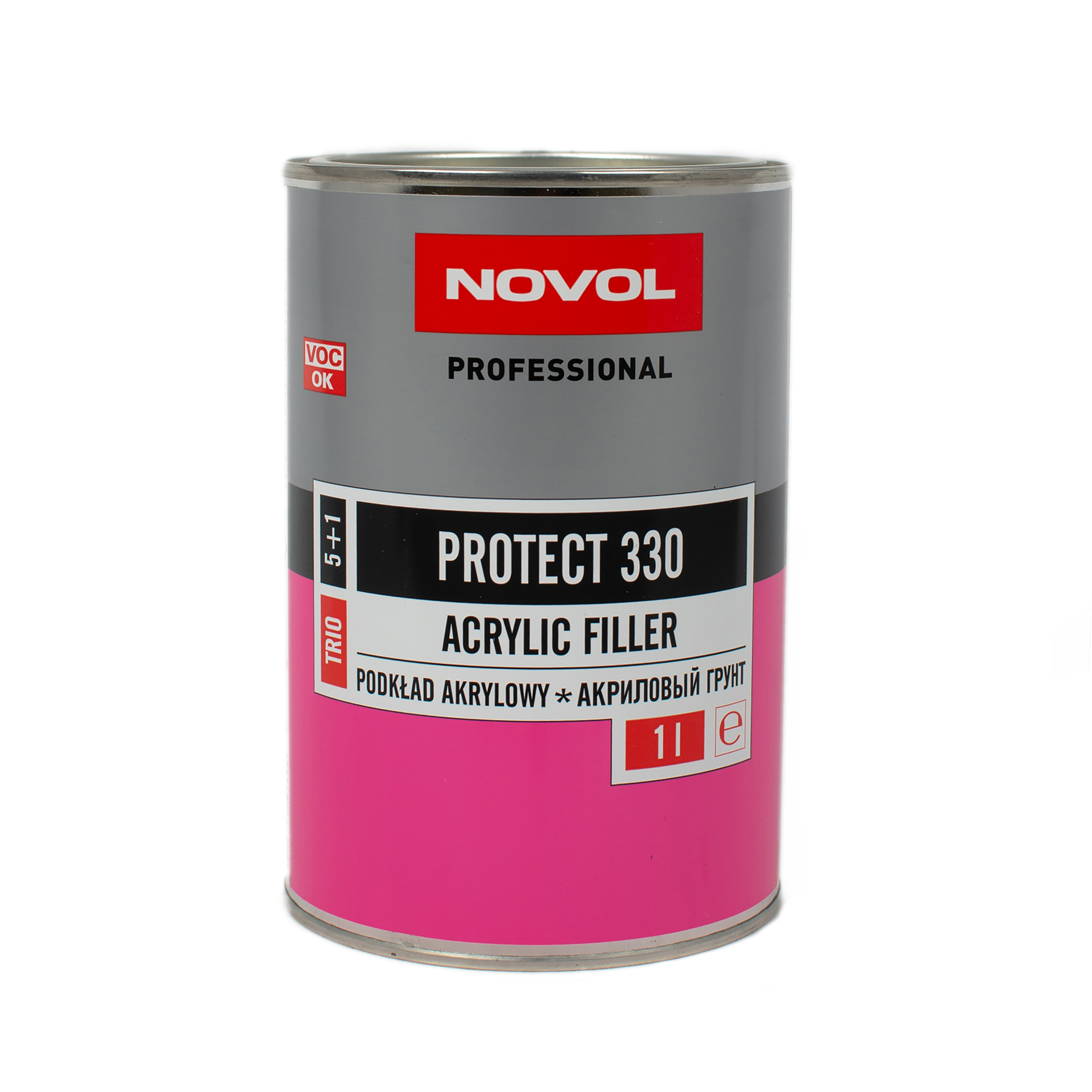 PROTECT 330 акриловий грунт 5+1 сірий 1,00л x61