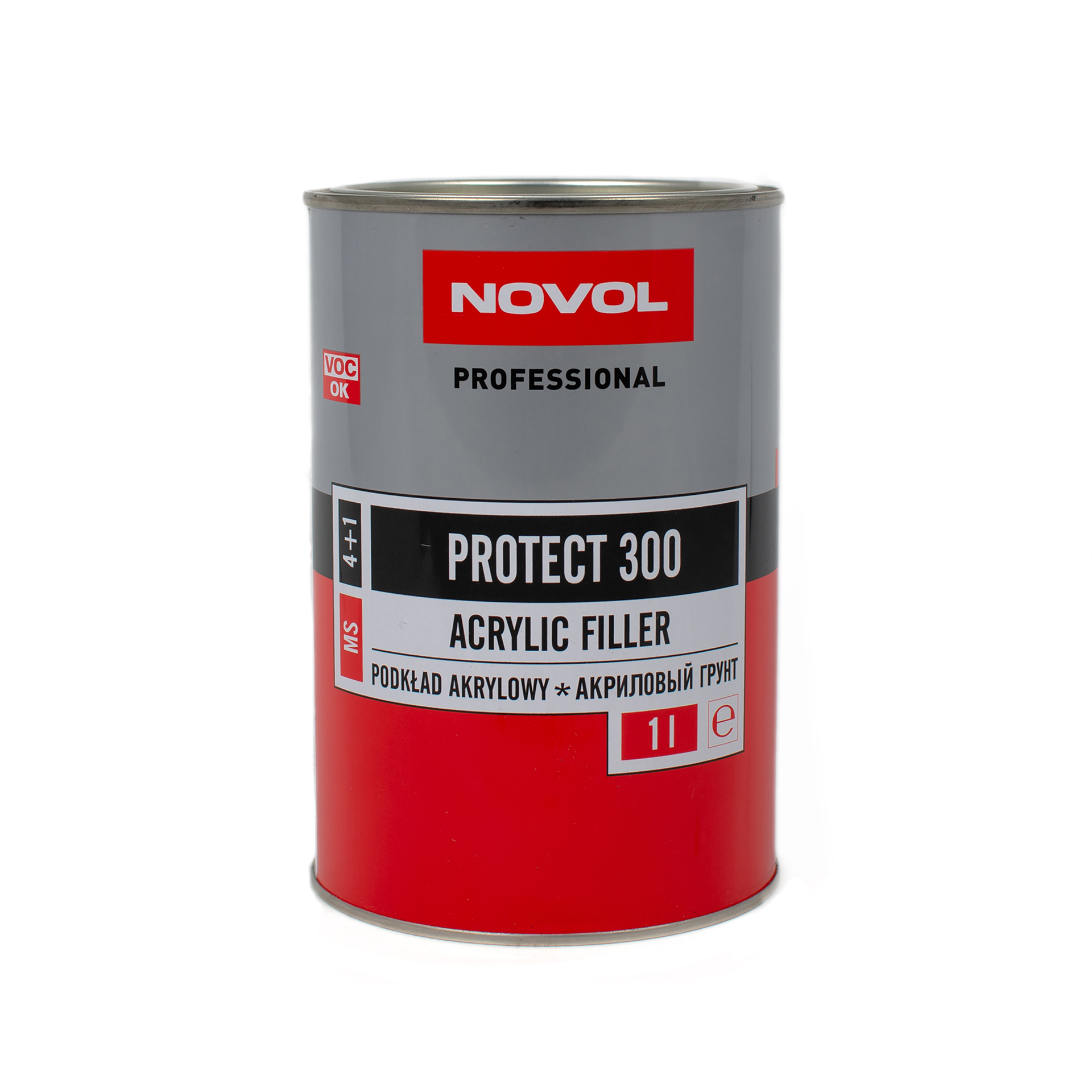 PROTECT 300 акриловий грунт 4+1 сірий 1,00л x61
