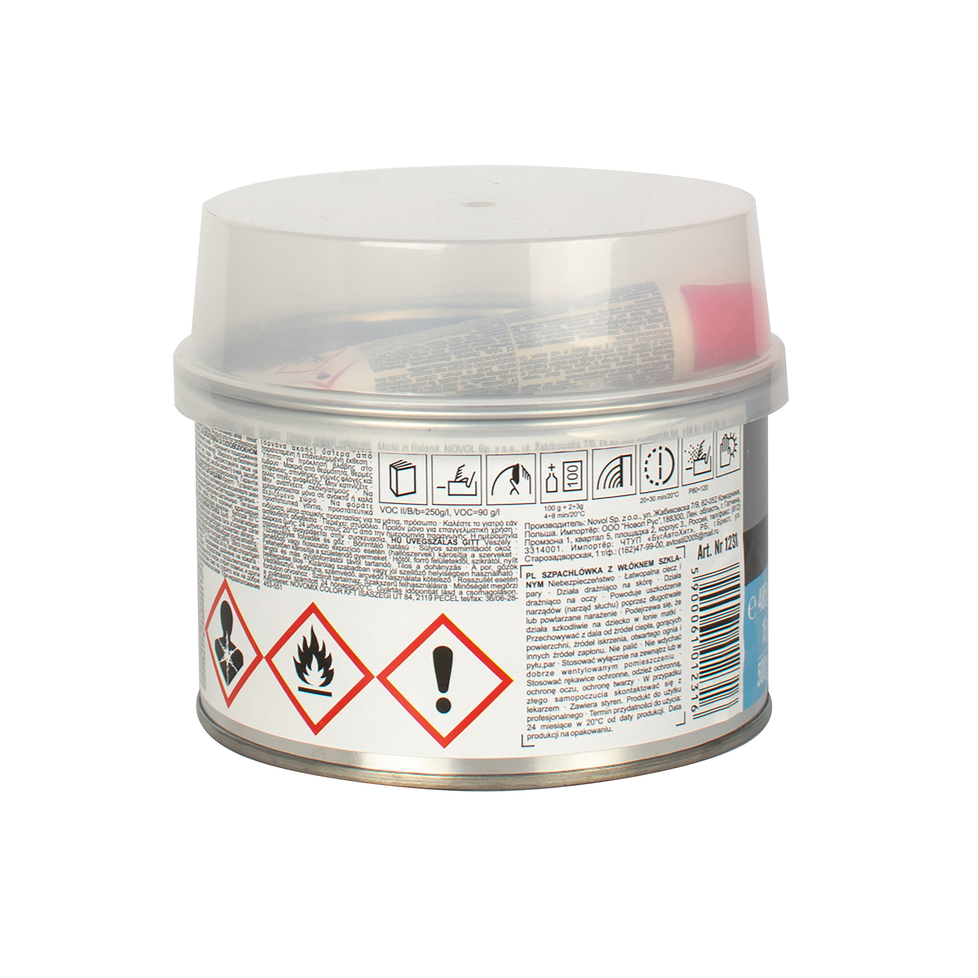 Шпатлівка FIBER MICRO 0,50кг x182