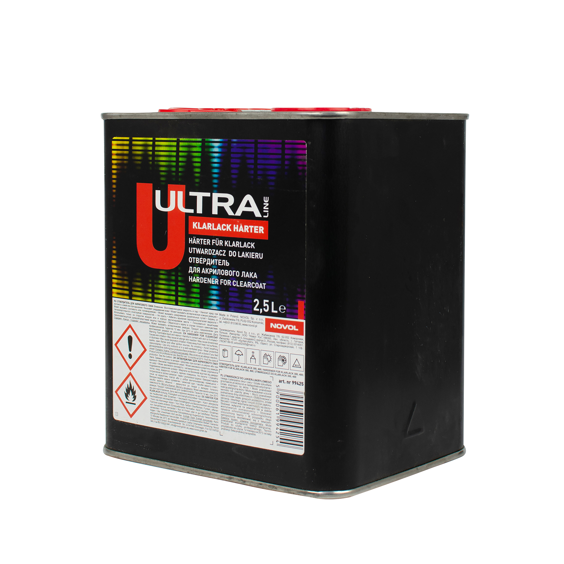 ULTRA LINE отверджувач для лаку 300/для лаку 400  2,5л1