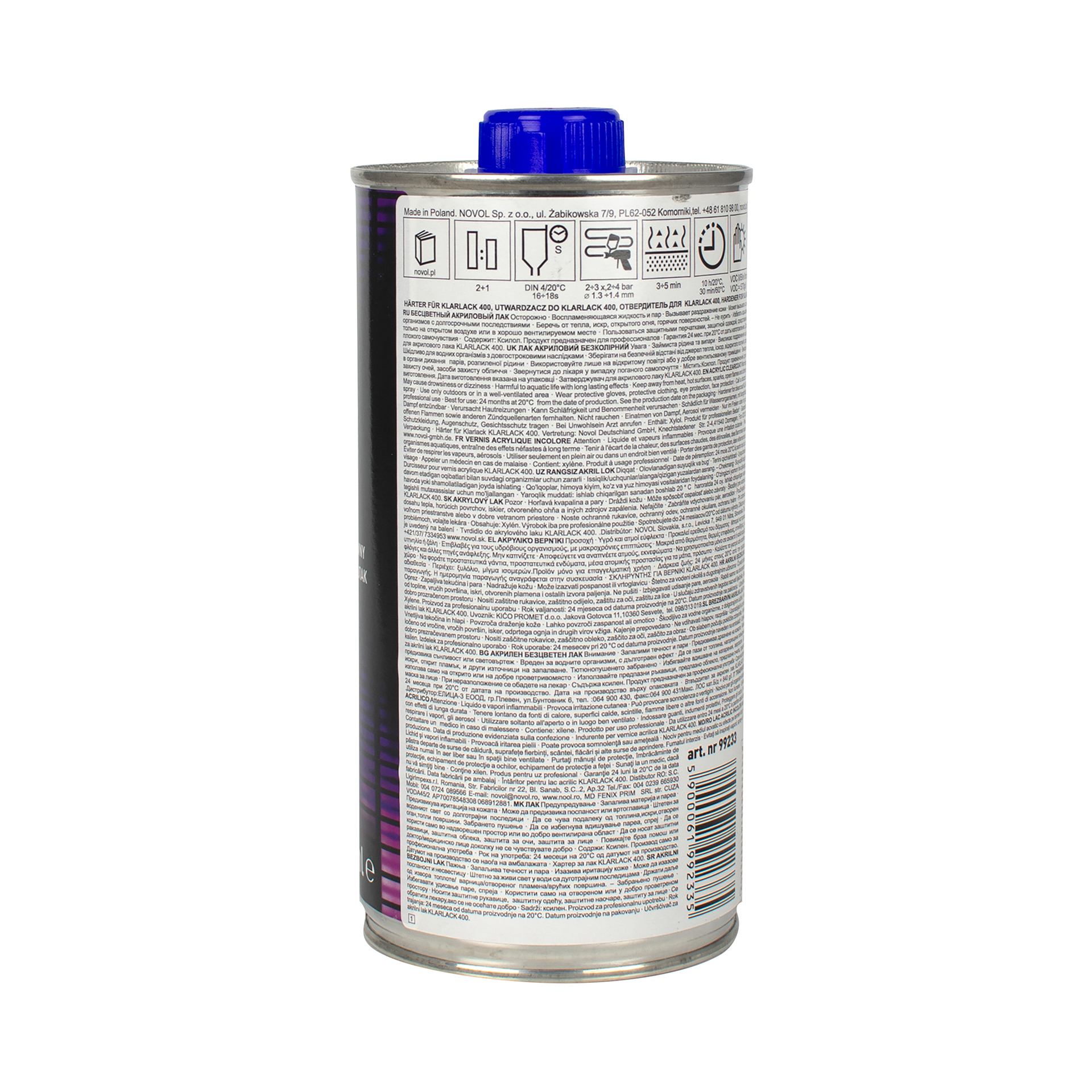 ULTRA LINE 400 акриловий лак 2+1 0,50л x61