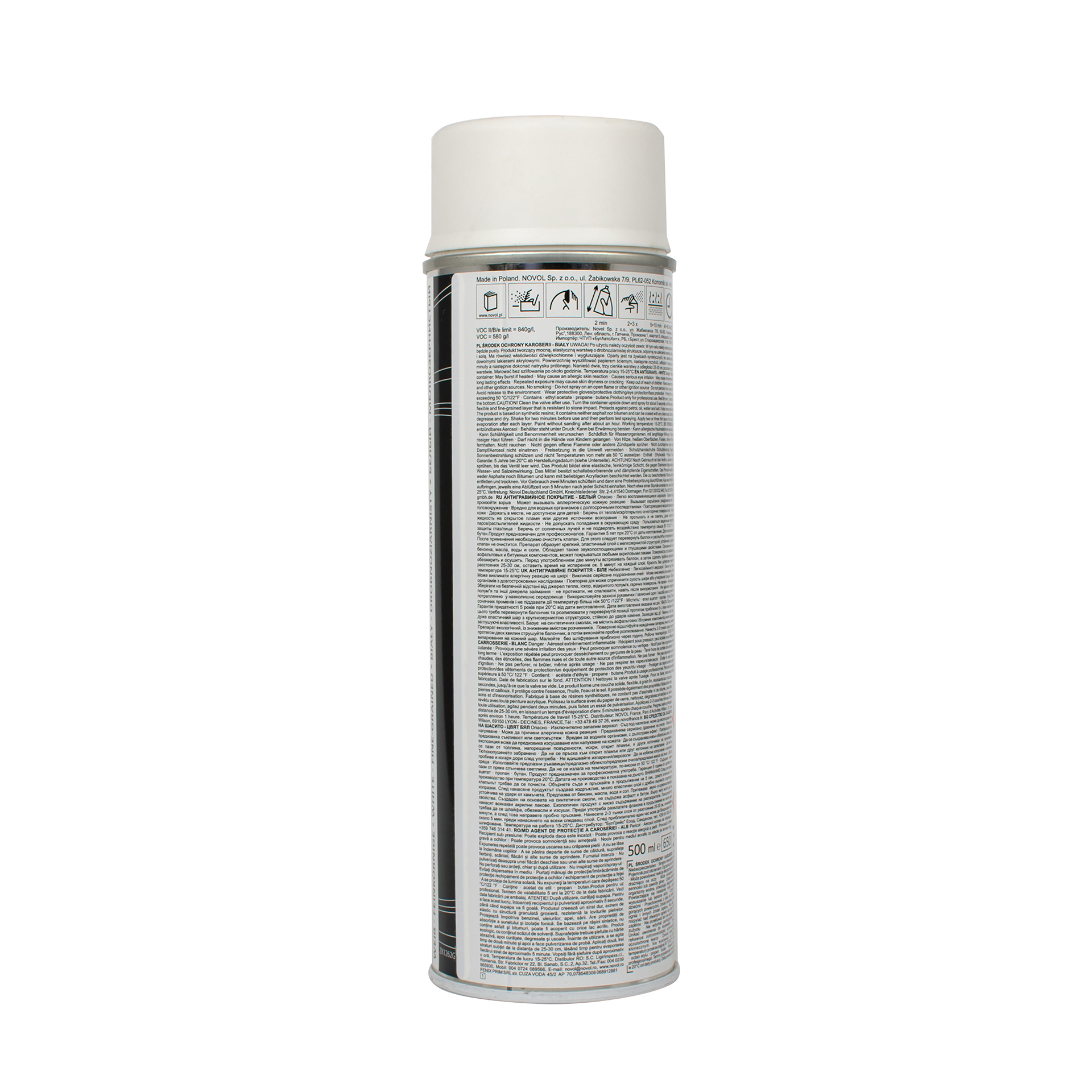 SPRAY ANTIGRAVEL MS WHITE 0,50л x61