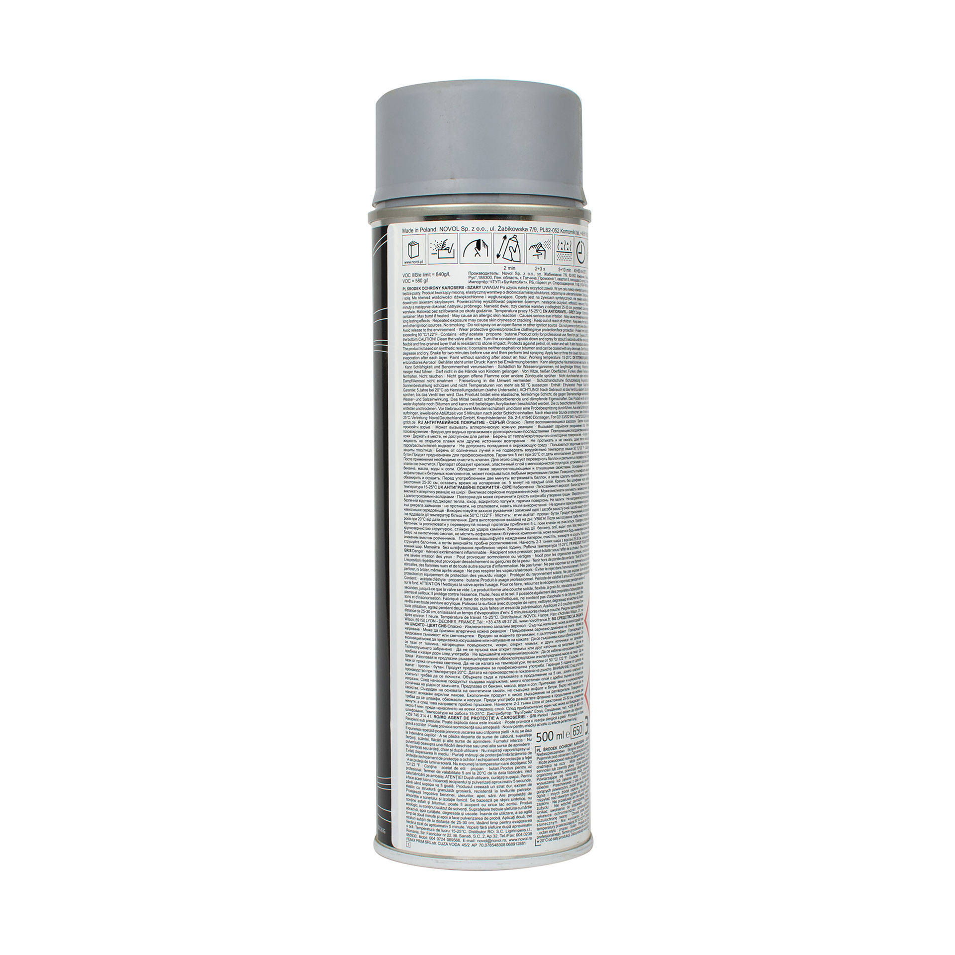 SPRAY ANTIGRAVEL MS GREY 0,50л x61