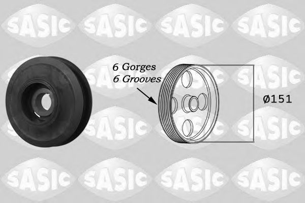 2156008   SASIC - Шків колінвалу1
